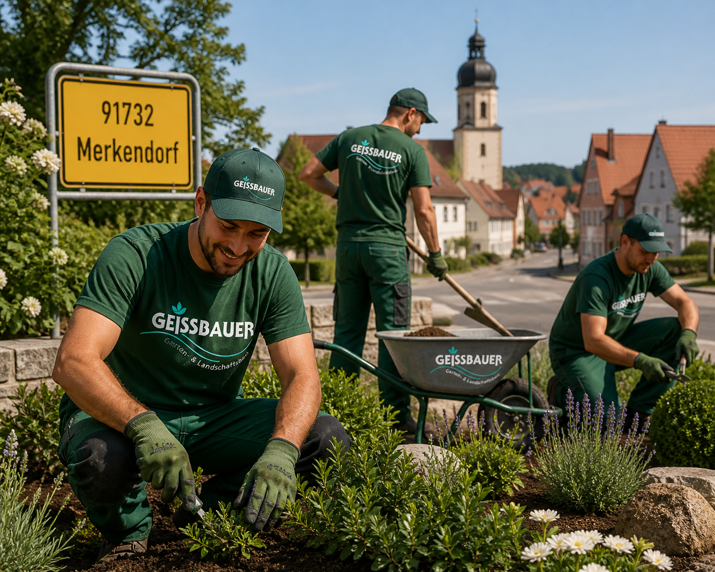 Team von Geissbauer Garten- und Landschaftsbau
